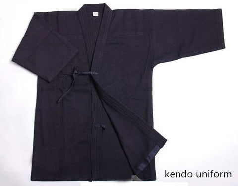 Navy Blue Single Layer Kendo Kendgi Martial Arts Uniforms Sportswear 100% Cotton
