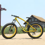 Love Freedom 7/21/24/27 Speed Mountain Bike 26 * 4.0 Fat Tire Bikes Shock Absorbers Bicycle Free Delivery Snow Bike