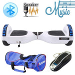 iScooter Electric Skateboard Hoverboard Self Balancing Scooter two 6.5 inch Wheel with Led Bluetooth Speaker 6.5''  hover board