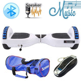 iScooter Electric Skateboard Hoverboard Self Balancing Scooter two 6.5 inch Wheel with Led Bluetooth Speaker 6.5''  hover board