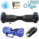 iScooter Electric Skateboard Hoverboard Self Balancing Scooter two 6.5 inch Wheel with Led Bluetooth Speaker 6.5''  hover board