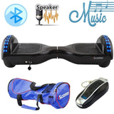 iScooter Electric Skateboard Hoverboard Self Balancing Scooter two 6.5 inch Wheel with Led Bluetooth Speaker 6.5''  hover board