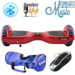 iScooter Electric Skateboard Hoverboard Self Balancing Scooter two 6.5 inch Wheel with Led Bluetooth Speaker 6.5''  hover board