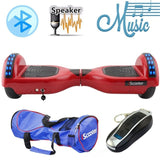 iScooter Electric Skateboard Hoverboard Self Balancing Scooter two 6.5 inch Wheel with Led Bluetooth Speaker 6.5''  hover board