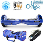 iScooter Electric Skateboard Hoverboard Self Balancing Scooter two 6.5 inch Wheel with Led Bluetooth Speaker 6.5''  hover board