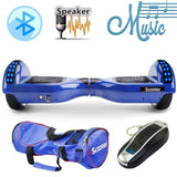 iScooter Electric Skateboard Hoverboard Self Balancing Scooter two 6.5 inch Wheel with Led Bluetooth Speaker 6.5''  hover board