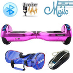 iScooter Electric Skateboard Hoverboard Self Balancing Scooter two 6.5 inch Wheel with Led Bluetooth Speaker 6.5''  hover board