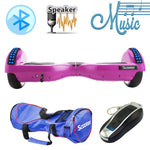 iScooter Electric Skateboard Hoverboard Self Balancing Scooter two 6.5 inch Wheel with Led Bluetooth Speaker 6.5''  hover board