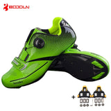 Boodun Breathable Pro Self-Locking Cycling Shoes Road Bike Bicycle Shoes Ultralight Athletic Racing Sneakers Zapatos Ciclismo