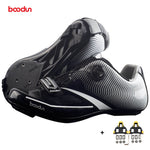 BOODUN New Men Professional Road Bike Shoes Anti-slip Self-locking Cycling Shoes Sports Racing Shoes Sapatos de ciclismo