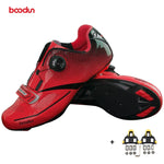 BOODUN New Men Professional Road Bike Shoes Anti-slip Self-locking Cycling Shoes Sports Racing Shoes Sapatos de ciclismo