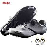BOODUN New Men Professional Road Bike Shoes Anti-slip Self-locking Cycling Shoes Sports Racing Shoes Sapatos de ciclismo