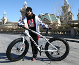 KUBEEN new arrival 7/21/24/27 speeds Disc brakes Fat bike 26 inch 26x4.0" Fat Tire Snow Bicycle  Oil spring fork