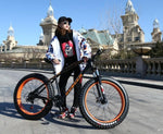 KUBEEN new arrival 7/21/24/27 speeds Disc brakes Fat bike 26 inch 26x4.0" Fat Tire Snow Bicycle  Oil spring fork