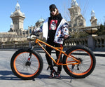 KUBEEN new arrival 7/21/24/27 speeds Disc brakes Fat bike 26 inch 26x4.0" Fat Tire Snow Bicycle  Oil spring fork
