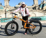 KUBEEN new arrival 7/21/24/27 speeds Disc brakes Fat bike 26 inch 26x4.0" Fat Tire Snow Bicycle  Oil spring fork