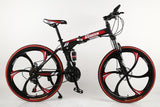 KUBEEN mountain bike 26-inch steel 21-speed bicycles dual disc brakes variable speed road bikes racing bicycle