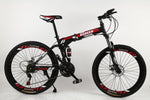 KUBEEN mountain bike 26-inch steel 21-speed bicycles dual disc brakes variable speed road bikes racing bicycle