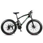 Love Freedom 7/21/24/27 Speed Mountain Bike 26 * 4.0 Fat Tire Bikes Shock Absorbers Bicycle Free Delivery Snow Bike