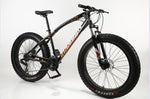 KUBEEN new arrival 7/21/24/27 speeds Disc brakes Fat bike 26 inch 26x4.0" Fat Tire Snow Bicycle  Oil spring fork