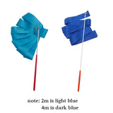 2M/4M Colorful  Gym Ribbons Dance Ribbon Rhythmic Art Gymnastic Ballet Streamer Twirling Rod Stick For Gym Training Professional