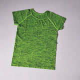 2018 Women Quick Dry Sport Yoga Short Shirt Breathable Exercises Female Yoga Top Gym Running Fitness Women's Sporty T-Shirts