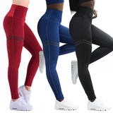 2018 Women Sport Pants Sexy Push Up Gym Sport Leggings Women Running Tights Skinny Joggers Pants Compression Gym Pants H5