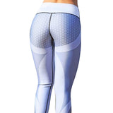 LI-FI Yoga Pants Honeycomb Carbon Leggings Women Fitness Wear Workout Sports Running Leggings Push Up Gym Elastic Slim Pants