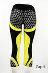 LI-FI Yoga Pants Honeycomb Carbon Leggings Women Fitness Wear Workout Sports Running Leggings Push Up Gym Elastic Slim Pants