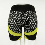 LI-FI Yoga Pants Honeycomb Carbon Leggings Women Fitness Wear Workout Sports Running Leggings Push Up Gym Elastic Slim Pants