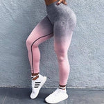 Nepoagym Women Ombre Seamless Leggings In TEAL High Waisted Yoga Pants Woman Sport Leggings Training Tights Gym Fitness Leggings