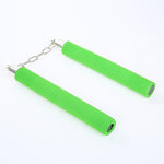 Dropship 1pc Red/Blue/Black/Green Hot Martial Art Foam Padded Safe Fitness Nunchakus for Children KungFu Beginners Training Tool