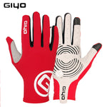 GIYO winter cycling gloves long finger gel touch screen S M L XL XXL road bike bicycle gloves men women riding full fingers MTB