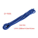 Zacro Fitness Rubber Bands Resistance Band Unisex 208Cm Yoga Athletic Elastic Bands Loop Expander for Exercise Sports Equipment