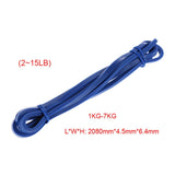 Zacro Fitness Rubber Bands Resistance Band Unisex 208Cm Yoga Athletic Elastic Bands Loop Expander for Exercise Sports Equipment