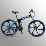 Mountain Bike 21 speed 26"inch Folding bike road bike Double disc brakes folding mountain bikes student bicycle bicicleta