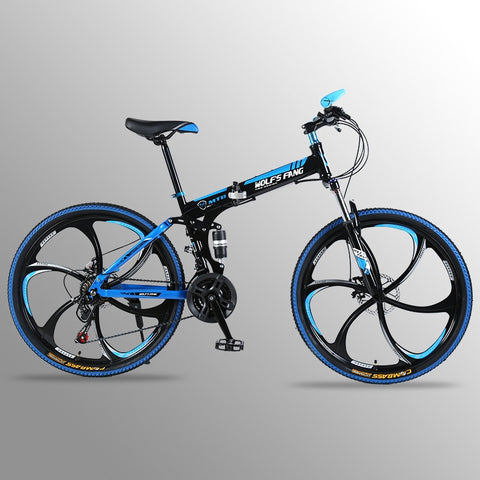 Mountain Bike 21 speed 26"inch Folding bike road bike Double disc brakes folding mountain bikes student bicycle bicicleta