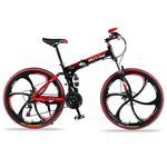 Mountain Bike 21 speed 26"inch Folding bike road bike Double disc brakes folding mountain bikes student bicycle bicicleta