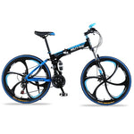 Mountain Bike 21 speed 26"inch Folding bike road bike Double disc brakes folding mountain bikes student bicycle bicicleta