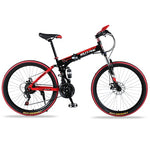 Mountain Bike 21 speed 26"inch Folding bike road bike Double disc brakes folding mountain bikes student bicycle bicicleta