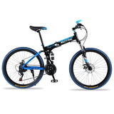 Mountain Bike 21 speed 26"inch Folding bike road bike Double disc brakes folding mountain bikes student bicycle bicicleta