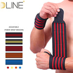 1PCS Sports Gym Power Training Bracers Wrister Weightlifting Wrist Protector Pressure Cuff Wrist-band Wrap Wind Belt Men Women