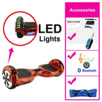 Black Hoverboard 6.5 Inch Self Balancing Scooter With Bag Overboard Electric Scooter Electric Skateboard Electric Hoover Board