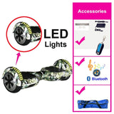 Black Hoverboard 6.5 Inch Self Balancing Scooter With Bag Overboard Electric Scooter Electric Skateboard Electric Hoover Board