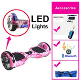 Black Hoverboard 6.5 Inch Self Balancing Scooter With Bag Overboard Electric Scooter Electric Skateboard Electric Hoover Board