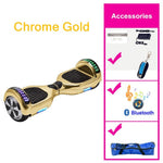 Black Hoverboard 6.5 Inch Self Balancing Scooter With Bag Overboard Electric Scooter Electric Skateboard Electric Hoover Board