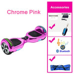 Black Hoverboard 6.5 Inch Self Balancing Scooter With Bag Overboard Electric Scooter Electric Skateboard Electric Hoover Board