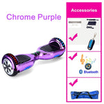 Black Hoverboard 6.5 Inch Self Balancing Scooter With Bag Overboard Electric Scooter Electric Skateboard Electric Hoover Board