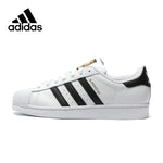 Original Adidas Official SUPERSTAR Clover Women's And Men's Skateboarding Shoes Sport Outdoor Sneakers Low Top Designer C77124