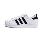 Original Adidas Official SUPERSTAR Clover Women's And Men's Skateboarding Shoes Sport Outdoor Sneakers Low Top Designer C77124